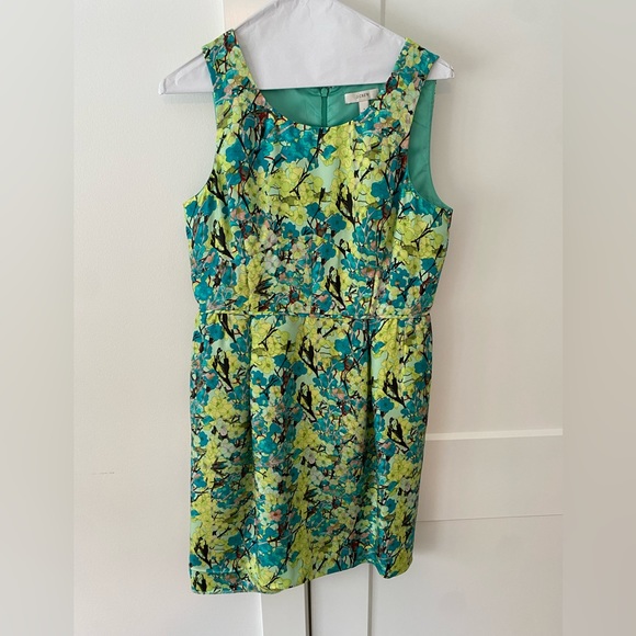 JCrew green and teal floral dress size 6 - Picture 1 of 4